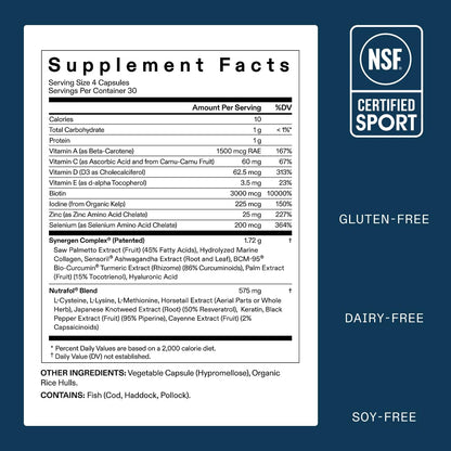 Nutrafol Men's Hair Growth Supplements